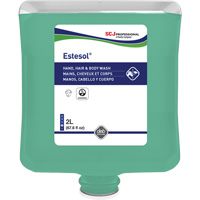 Nettoyant pour les mains, les cheveux et le corps Estesol, 2 L, For&ecirc;t tropicale, Cartouche en plastique Cantin et fils