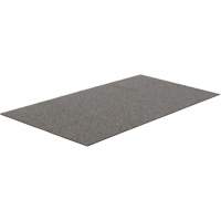 Tundra Indoor/Outdoor Matting, Latex/Polypropylene, Scraper Type, Tufted Cut Pile Pattern, 6-5/6' x 6', Grey Cantin et fils