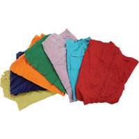 Chiffons fabriqu&eacute;s &agrave; partir de mat&eacute;riaux recycl&eacute;s, Coton, M&eacute;lange de couleurs, 25 lb Cantin et fils