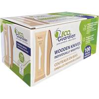 Individually Wrapped Wooden Knives Cantin et fils