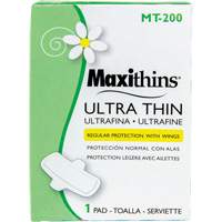 Serviettes Maxi Maxithins ultra minces avec ailes Cantin et fils