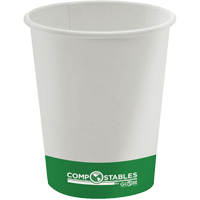 Single Wall Hot/Cold Compostable Paper Cups, 16 oz., Multi-Colour Cantin et fils