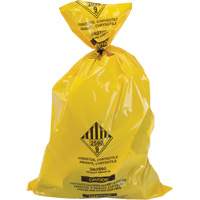 Doublures pour d&eacute;chets dangereux, Amiante, 40" lo x 26" la, 3 mils Cantin et fils