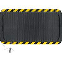 Hog Heaven Electrically Conductive Mat, 3' W x 5' L, 5/8" Thickness, Black/Yellow, Nitrile Cantin et fils