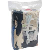 Chiffons fabriqu&eacute;s &agrave; partir de mat&eacute;riaux recycl&eacute;s, Molleton, M&eacute;lange de couleurs, 10 lb Cantin et fils
