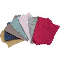 Chiffons fabriqu&eacute;s &agrave; partir de mat&eacute;riaux recycl&eacute;s, Molleton, M&eacute;lange de couleurs, 10 lb Cantin et fils