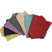 Chiffons fabriqu&eacute;s &agrave; partir de mat&eacute;riaux recycl&eacute;s, Molleton, M&eacute;lange de couleurs, 25 lb Cantin et fils