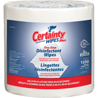 Lingettes d&eacute;sinfectantes, 8" x 6", 1200 lingettes Cantin et fils