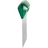 Flexible Stainless Steel Dough Cutter/Scraper, Green, 4-1/2" W x 5-3/4" L Cantin et fils