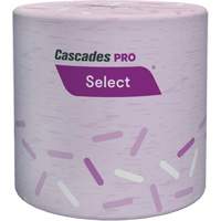 Papier hygi&eacute;nique PRO Select, 1 Pli, 1000 Feuilles/Rouleu, Blanc Cantin et fils