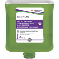 Savon de puissance moyenne pour les mains Solopol, Pierre ponce, 2 L, Cartouche en plastique, Lime Cantin et fils