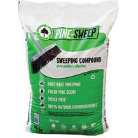Compos&eacute; de balayage biod&eacute;gradable Pine Sweep, Sac, 44 lb (20 kg) Cantin et fils