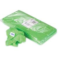 Chiffon de d&eacute;poussi&eacute;rage et nettoyage, Microfibre, Vert Cantin et fils