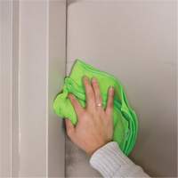 Chiffon de d&eacute;poussi&eacute;rage et nettoyage, Microfibre, Vert Cantin et fils