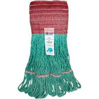 T&ecirc;te de vadrouille &agrave; bande large, Antimicrobien/Finition de plancher/Sp&eacute;cialis&eacute;, Coton/Rayonne/Synth&eacute;tique, Style Boucle Cantin et fils
