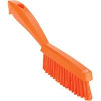 Brosse &agrave; main &eacute;troite &agrave; manche court, Soies Tr&egrave;s ferme, Longueur de 11-4/5", Orange Cantin et fils