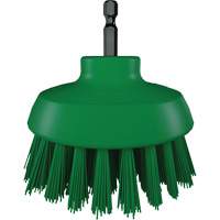 HyDrive Round Drill Brush, Extra Stiff Bristles, 3-1/10" Long, Green Cantin et fils