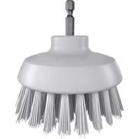 HyDrive Round Drill Brush, Extra Stiff Bristles, 3-1/10" Long, White Cantin et fils