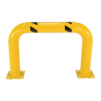 Garde-corps &agrave; profil &eacute;lev&eacute; pour machines, 3' la x 2' h, Jaune Cantin et fils