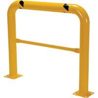 High Profile Machinery Guards, 4' W x 3.5' H, Yellow Cantin et fils