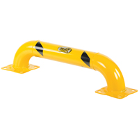 Garde-corps &agrave; profil bas pour rayonnages, 3' la x 0,75' h, Jaune Cantin et fils