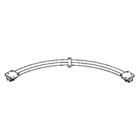 Ceiling Mounted 90° Curved Curtain Partition Track, 3' L Cantin et fils