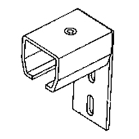 Curtain Partition Wall Mount End Connector Cantin et fils