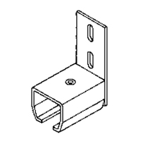 Curtain Partition Wall Mount End Connector Cantin et fils