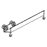Curtain Partition Overlap By-Pass Roller Cantin et fils