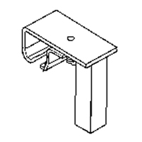 Track Bracket for Floor Support Hardware Cantin et fils