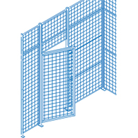 Portes de partition en treillis métallique