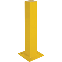 Heavy-Duty Bollards, Steel, 36" H x 4" W, Yellow Cantin et fils