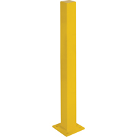 Heavy-Duty Bollards, Steel, 48" H x 4" W, Yellow Cantin et fils
