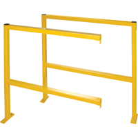 Protecteurs de p&eacute;rim&egrave;tre - Style tubulaire, 48" la x 49-1/2" h, Jaune Cantin et fils
