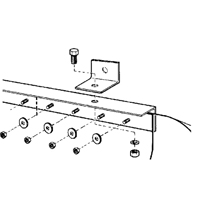 Strip Curtain Doors - Fixed Mounting System Cantin et fils