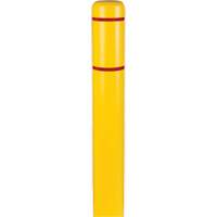Polyethylene Bollard Covers, 6-5/8" Dia. x 52" L, Yellow Cantin et fils