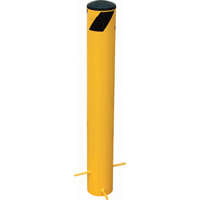 Bornes &agrave; couler, Acier, 35" h x 5-9/16" la, Jaune Cantin et fils