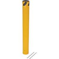Bornes &agrave; couler, Acier, 48-1/2" h x 5-9/16" la, Jaune Cantin et fils