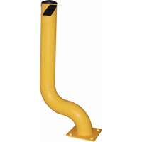 Borne d&eacute;sax&eacute;e, Acier, 36-1/8" h x 8" la, Jaune Cantin et fils