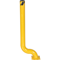 Borne d&eacute;sax&eacute;e, Acier, 54" h x 4-1/2" la, Jaune Cantin et fils
