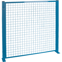 Perimeter Guards - Mesh Style, 4' H x 4' W, Blue Cantin et fils