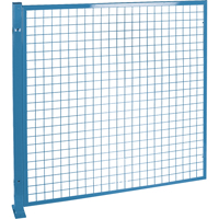 Perimeter Guards - Mesh Style, 4' H x 4' W, Blue Cantin et fils