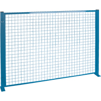 Perimeter Guards - Mesh Style, 4' H x 8' W, Blue Cantin et fils