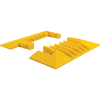 Yellow Jacket&reg; 5-Channel Heavy Duty Cable Protector - End Caps Cantin et fils