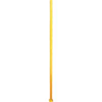 Adjustable Perimeter Guard In-Line Post, 4" W x 96" H, Yellow Cantin et fils