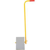 Cale de roues en aluminium avec poign&eacute;e, 7" la x 11-7/8" p x 7-11/16" h Cantin et fils
