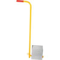Cale de roues en aluminium avec poign&eacute;e, 7" la x 11-7/8" p x 7-11/16" h Cantin et fils