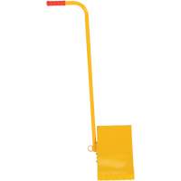 Ergo Handle Wheel Chock, Steel, Yellow, 8" W x 10-3/4" D x 9-1/8" H Cantin et fils