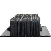 Butoirs de quai lamell&eacute;s, Vertical, Caoutchouc, 11" la x 4" p x 24" h Cantin et fils