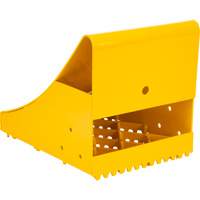 Cales-roue pour la glace, Acier, Jaune, 8-1/16" la x 10-5/8" p x 8-13/16" h Cantin et fils